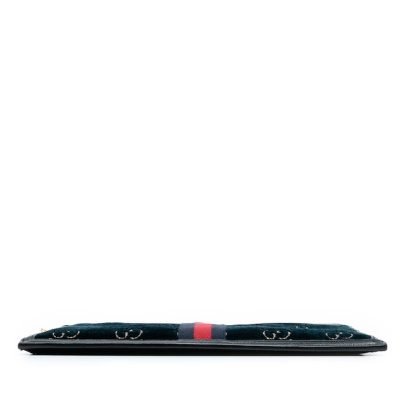 Pre-Loved Gucci GG Velvet Ophidia Clutch - Picture 3 of 7